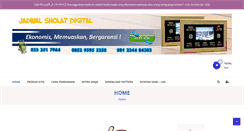 Desktop Screenshot of jadwalshalatdigital.com